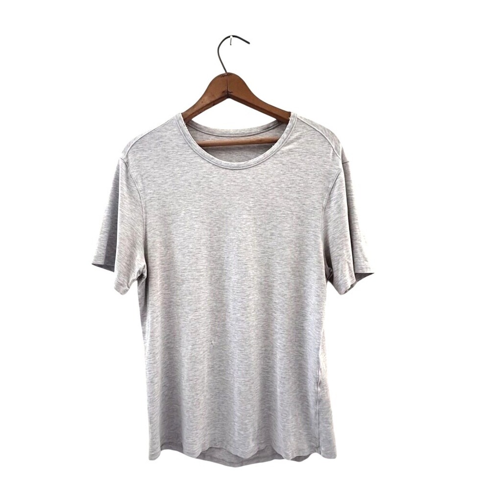 Lululemon T-Shirt Light Grey Heathered Jersey XL